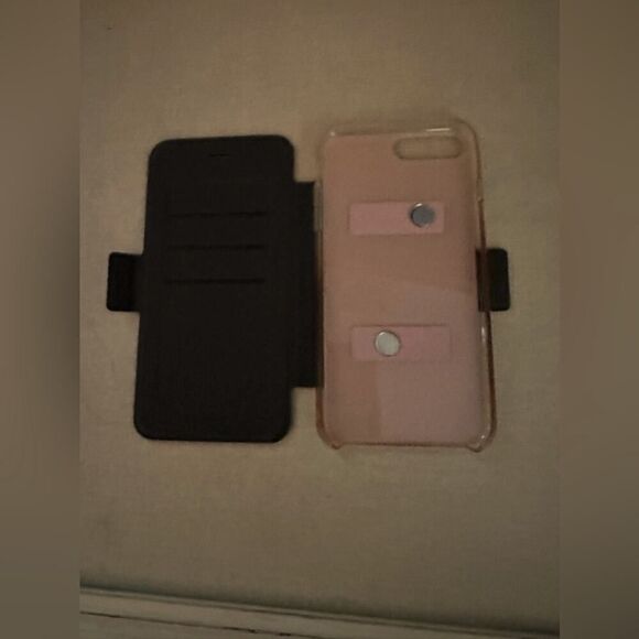 Mophie iPX Hold Force pink Base iPhone 7 Plus. case with magnetic wallet / cover - Picture 1 of 13